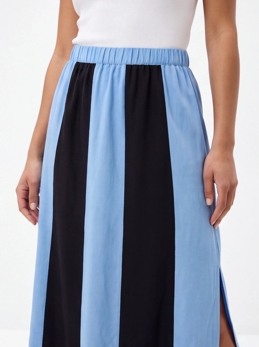 Falda de rayas talla única