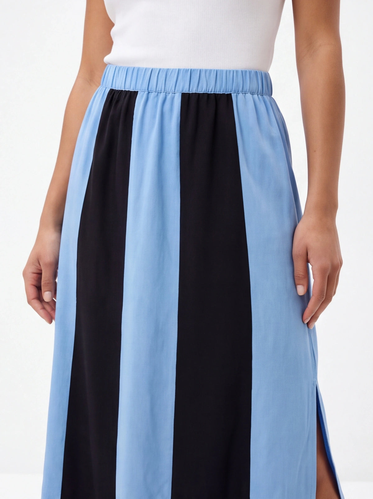 Falda de rayas talla única