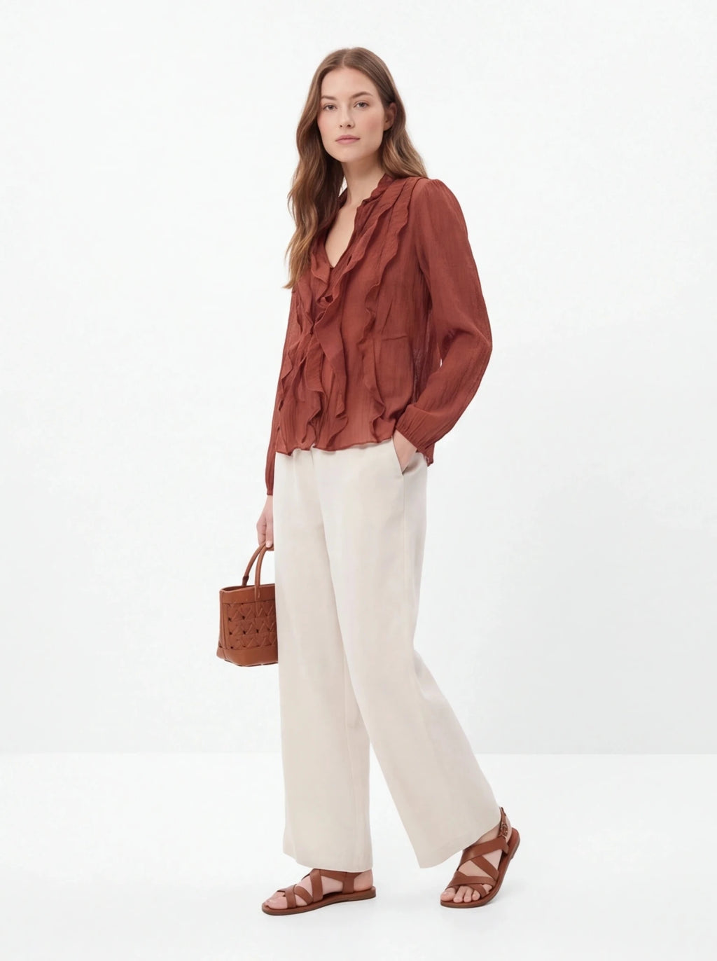 Blusa caldera con volantes - La Flamencona Accesorios