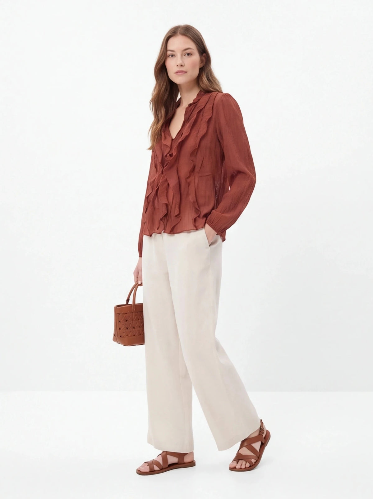 Blusa caldera con volantes - La Flamencona Accesorios