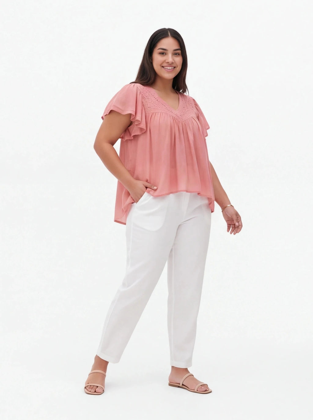 BLUSA CORAL - La Flamencona Accesorios