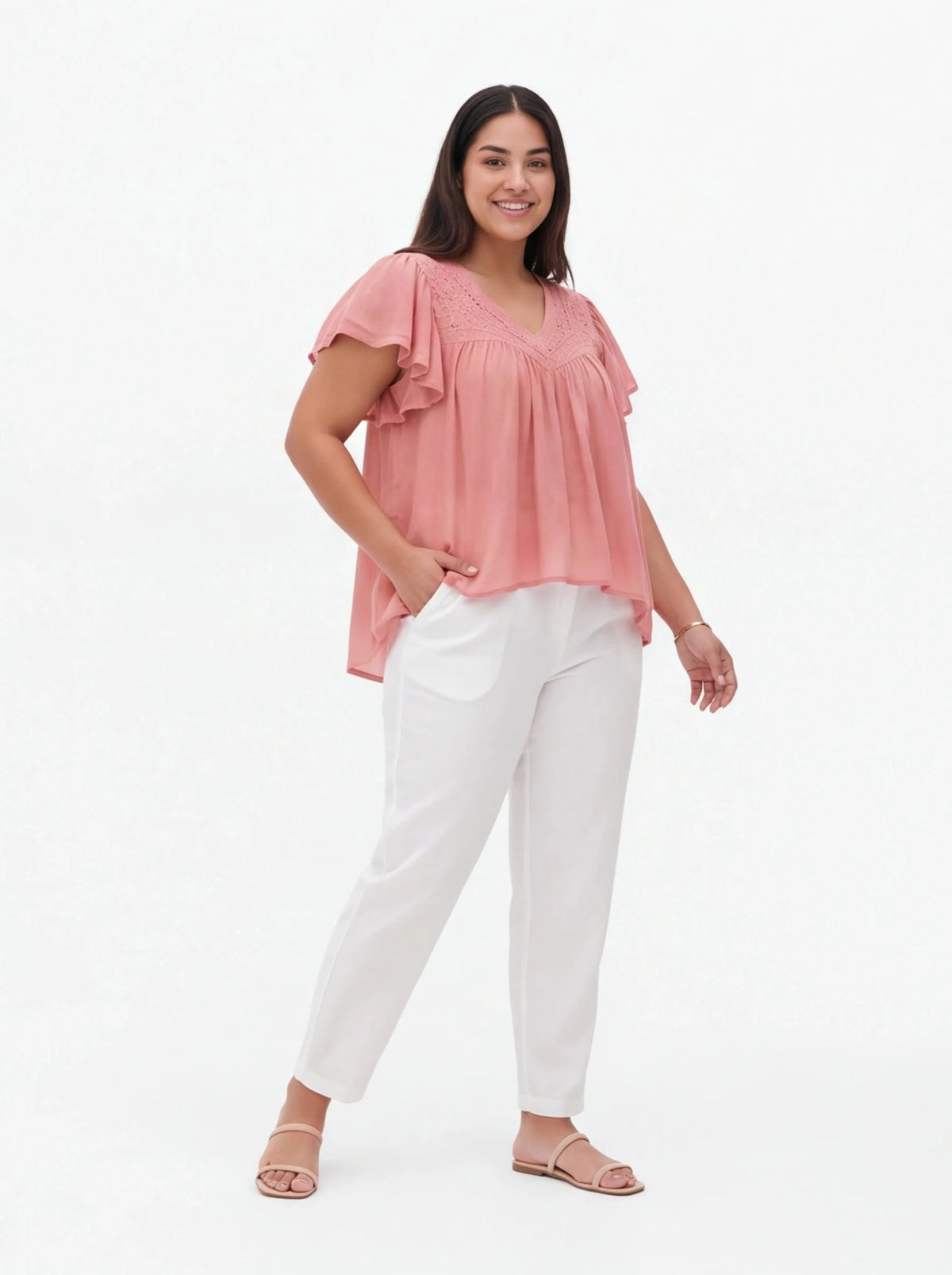 BLUSA CORAL - La Flamencona Accesorios