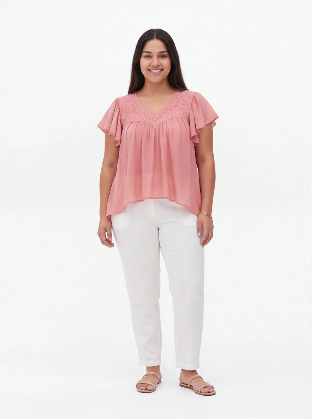 BLUSA CORAL - La Flamencona Accesorios
