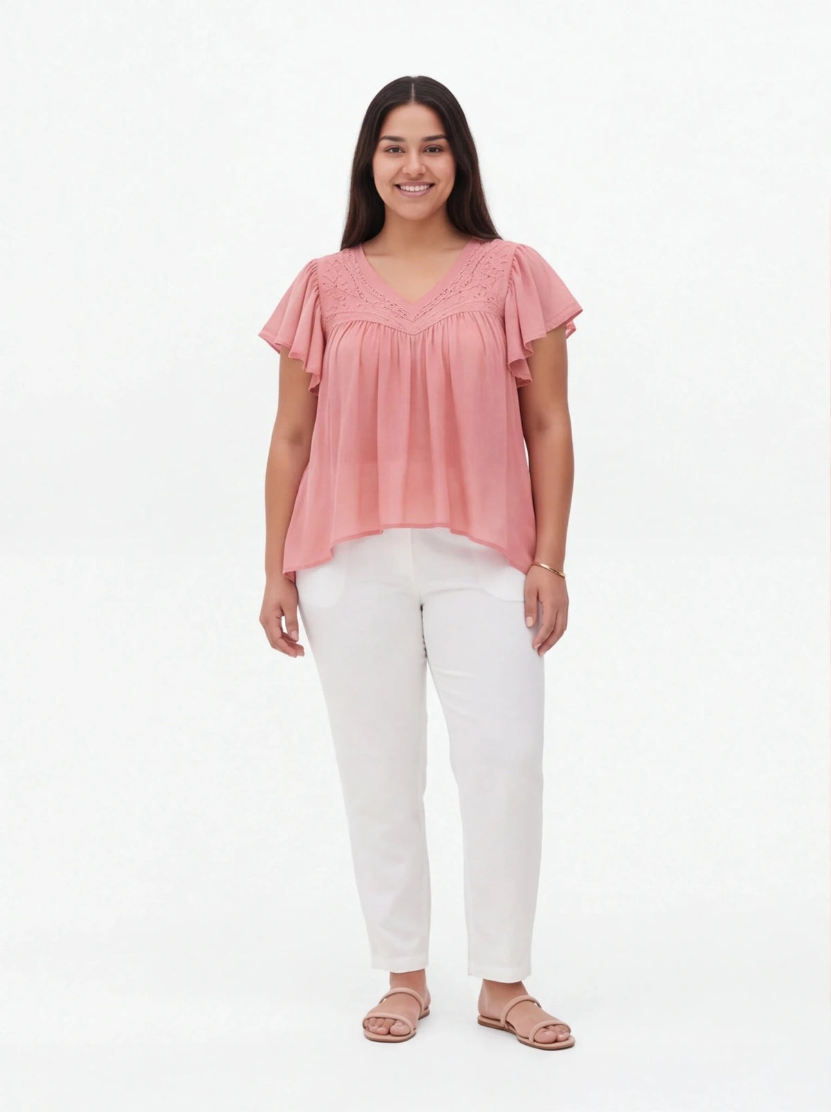 BLUSA CORAL - La Flamencona Accesorios