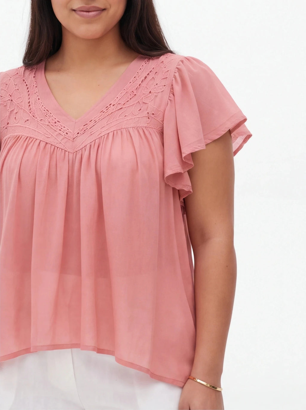 BLUSA CORAL - La Flamencona Accesorios