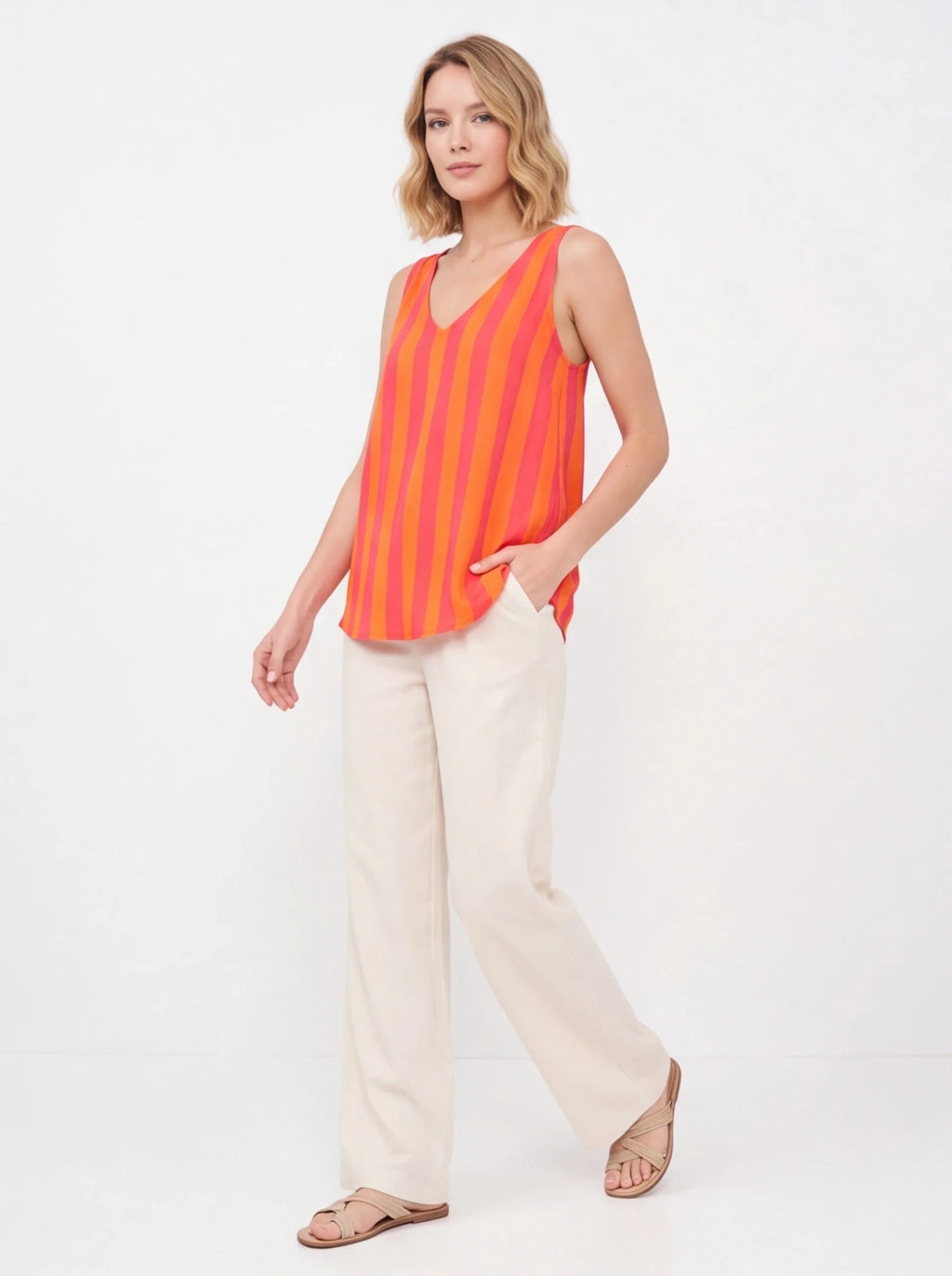 Blusa Rayas - La Flamencona Accesorios
