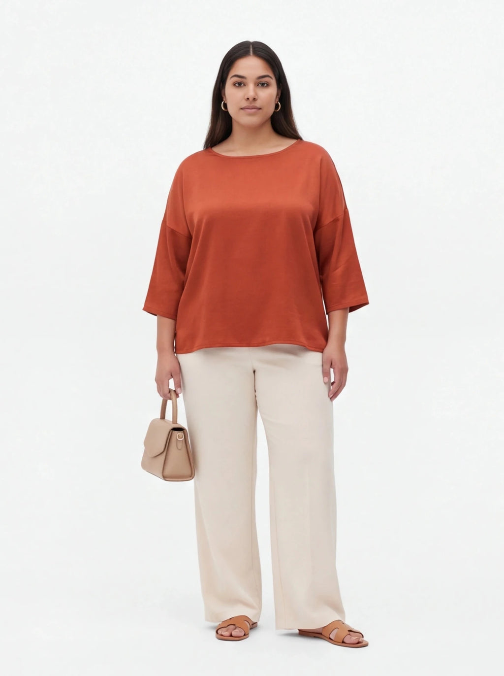 Blusa satinada caldera - La Flamencona Accesorios