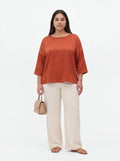 Blusa satinada caldera - La Flamencona Accesorios