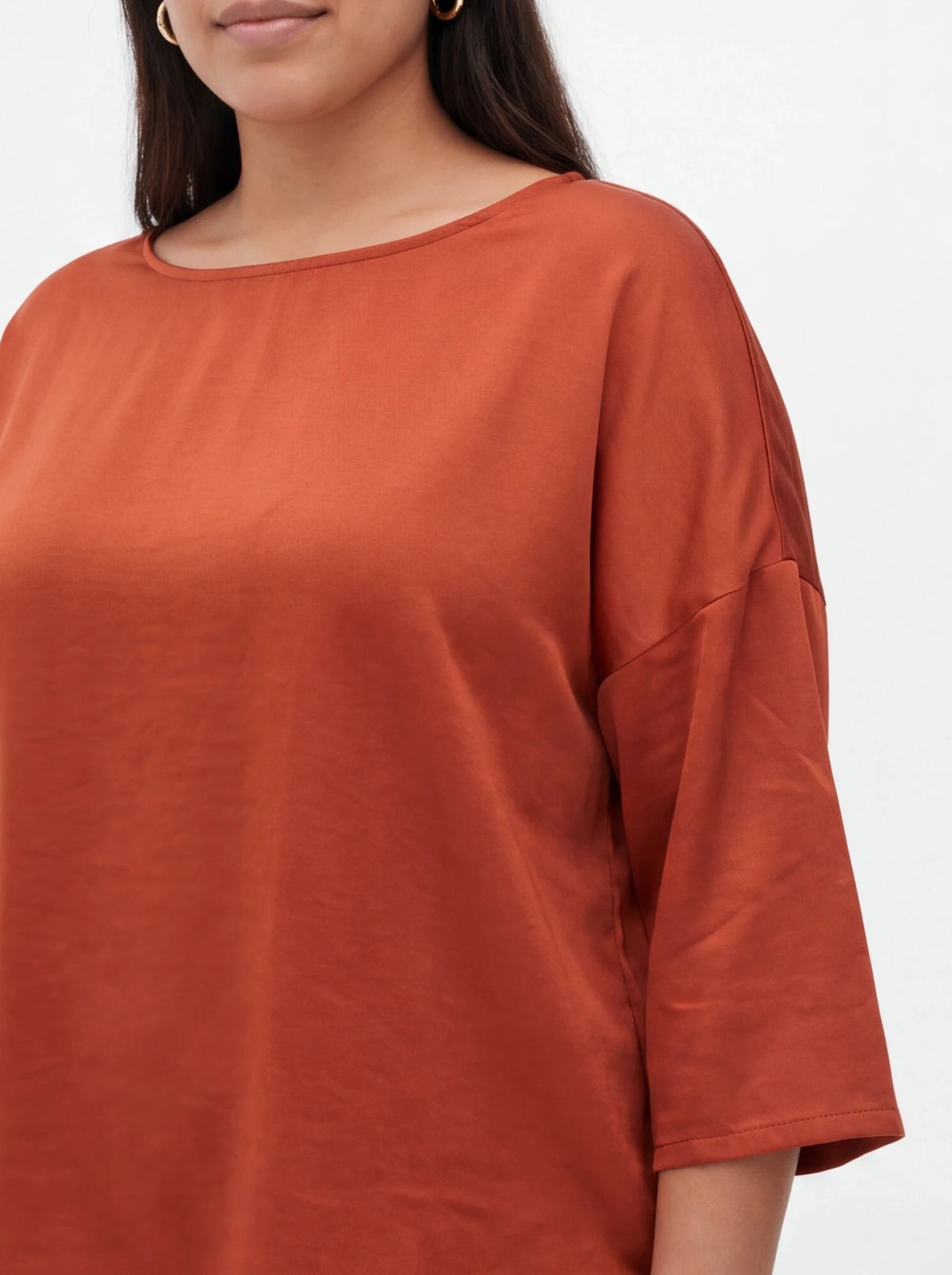 Blusa satinada caldera - La Flamencona Accesorios