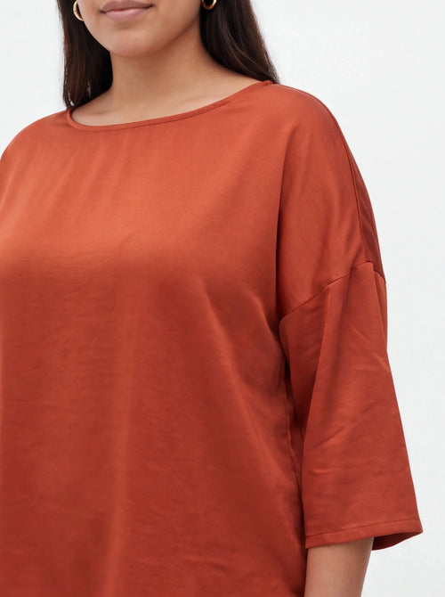 Blusa satinada caldera - La Flamencona Accesorios