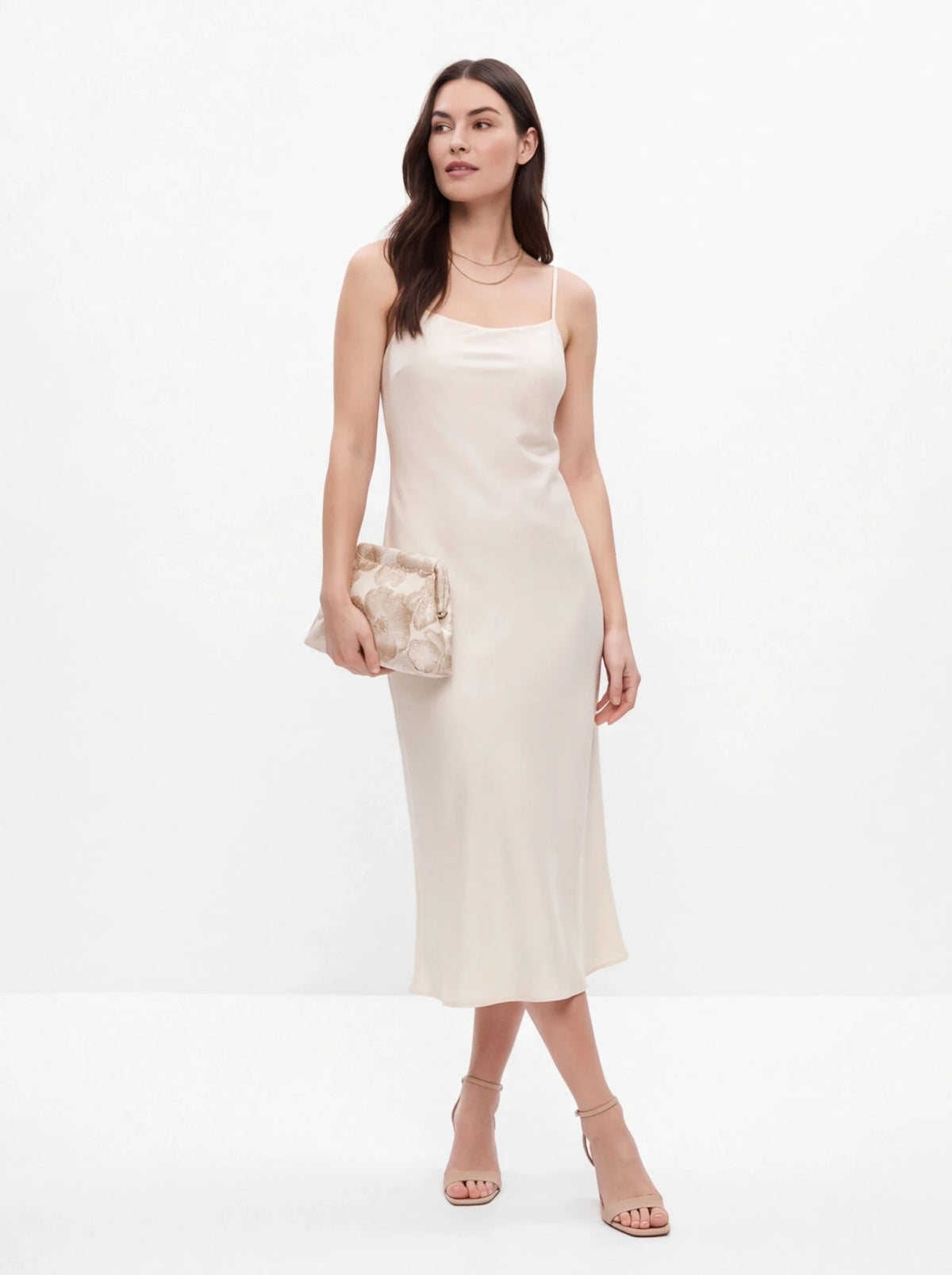 Bolso evento beige - La Flamencona Accesorios