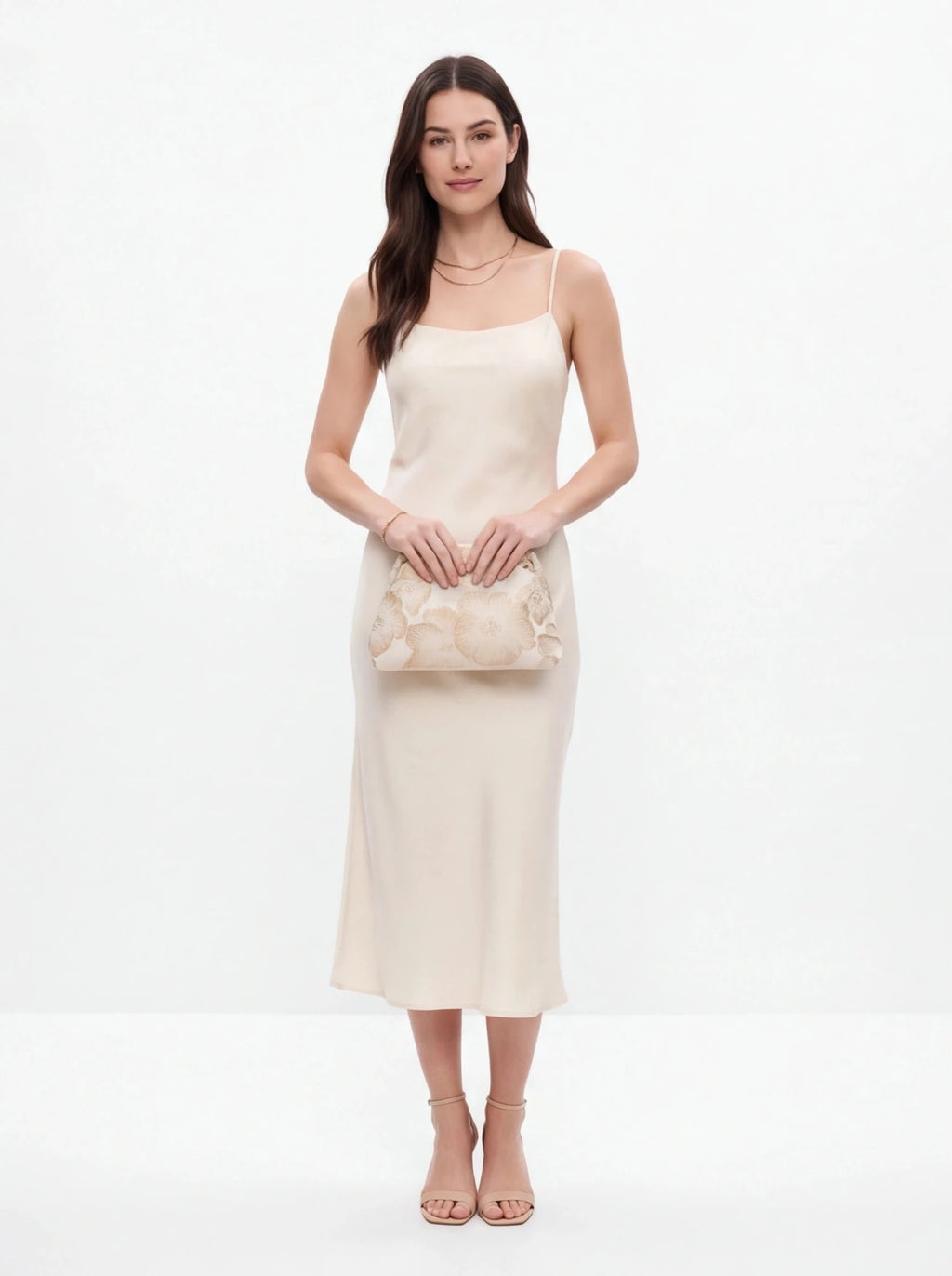 Bolso evento beige - La Flamencona Accesorios