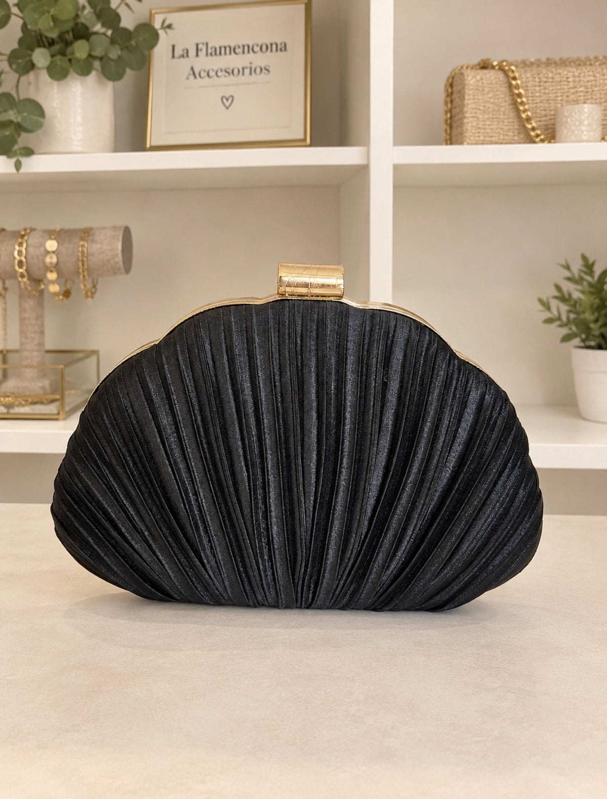Bolso evento negro - La Flamencona Accesorios