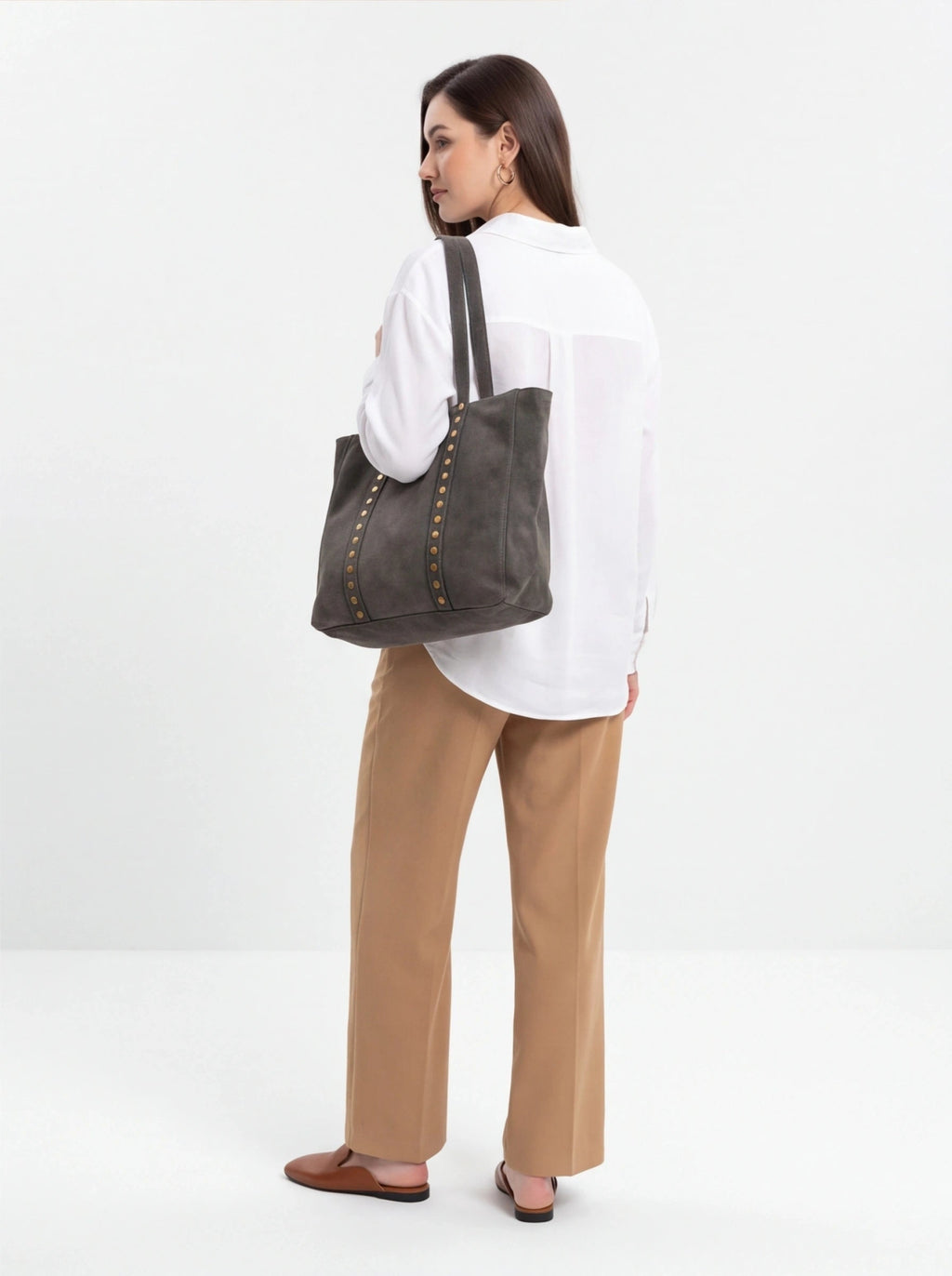 Bolso piel tachuela - La Flamencona Accesorios