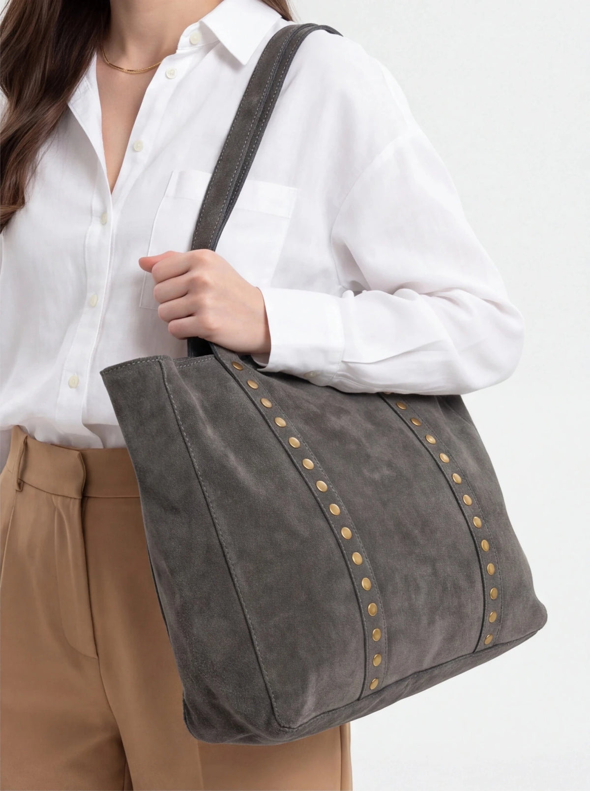 Bolso piel tachuela - La Flamencona Accesorios