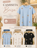 Camiseta de algodón manga corta - La Flamencona Accesorios