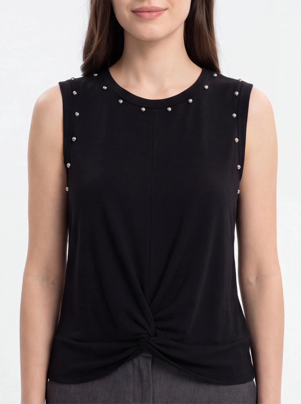 Camiseta larga sin mangas con tachuelas, talla única - La Flamencona Accesorios