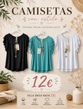 Camiseta volante talla única con collar - La Flamencona Accesorios