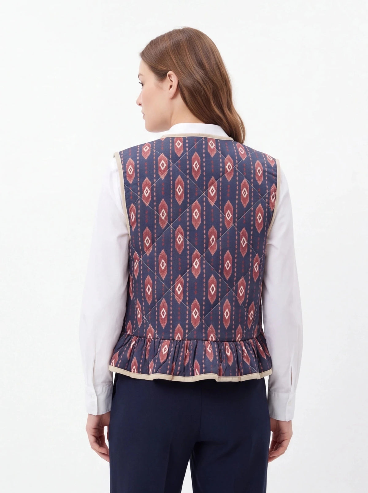 Chaleco acolchado de rombos - La Flamencona Accesorios