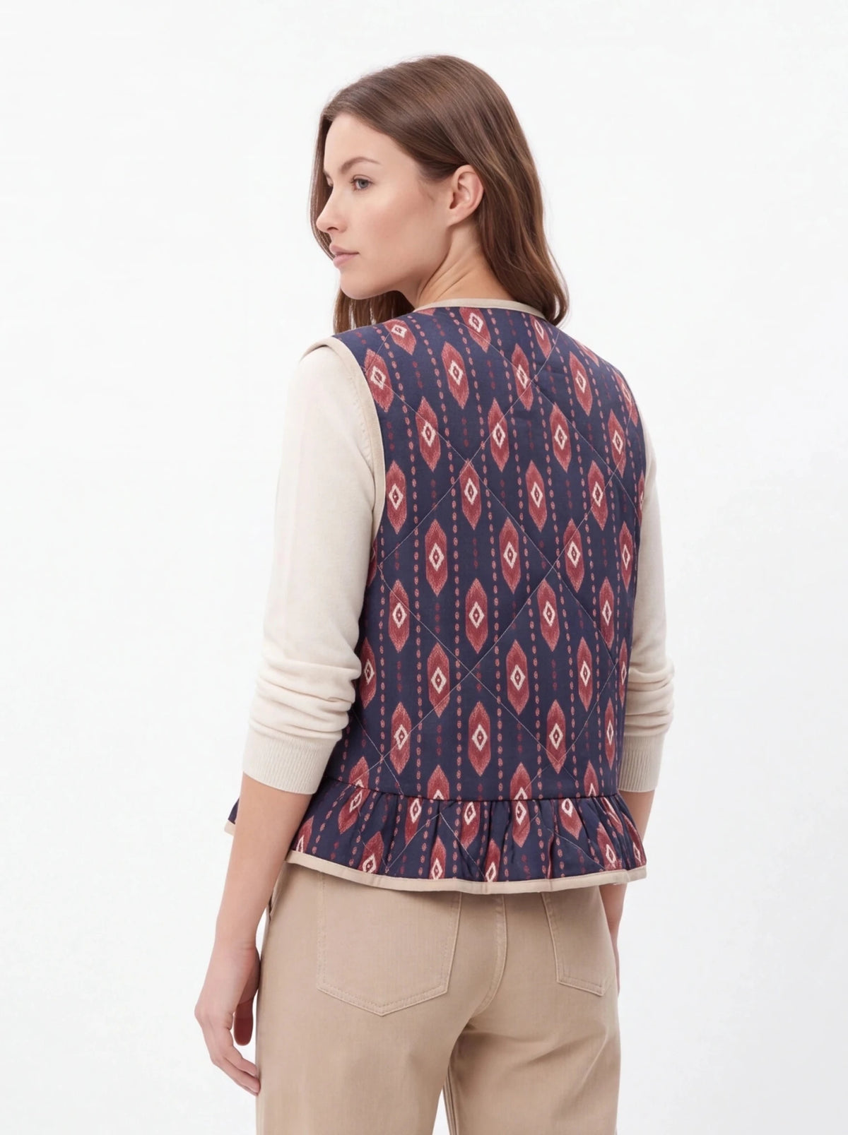 Chaleco acolchado de rombos - La Flamencona Accesorios