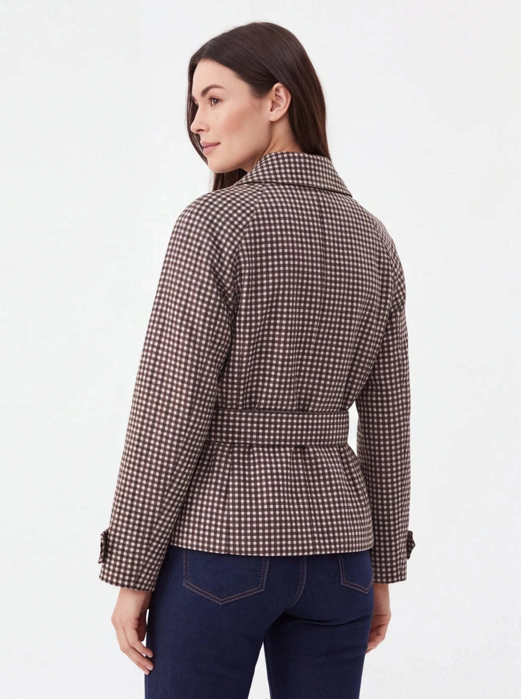 Chaqueta trench chocolate - La Flamencona Accesorios