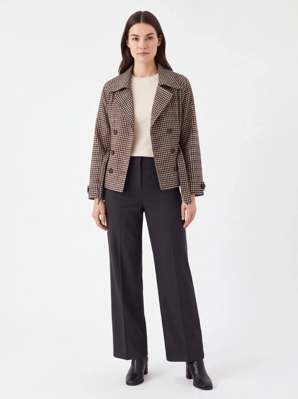 Chaqueta trench chocolate - La Flamencona Accesorios