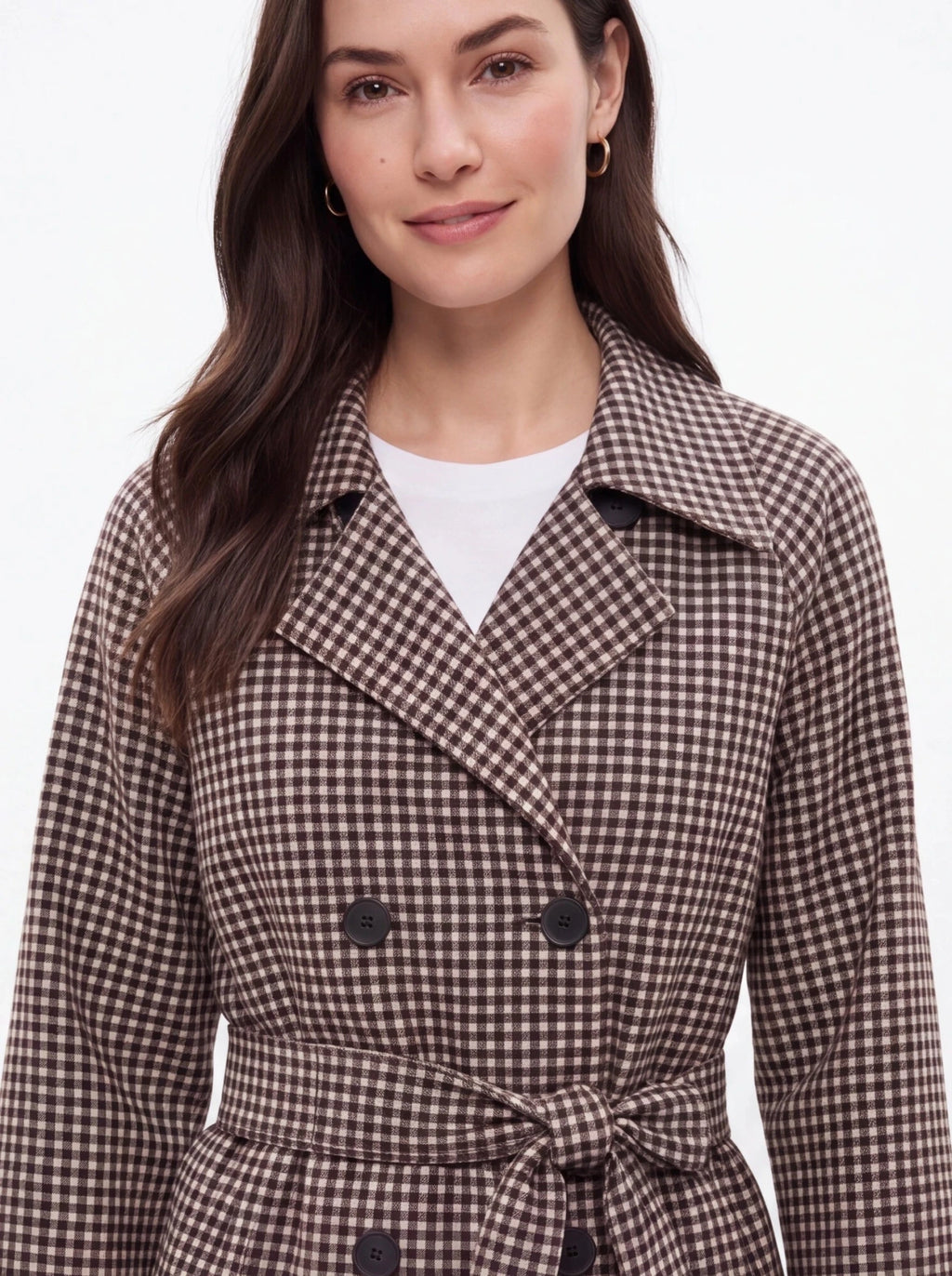 Chaqueta trench chocolate - La Flamencona Accesorios