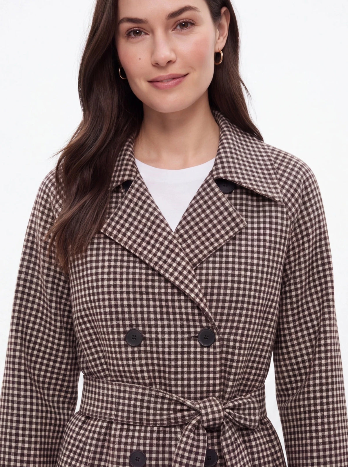 Chaqueta trench chocolate - La Flamencona Accesorios