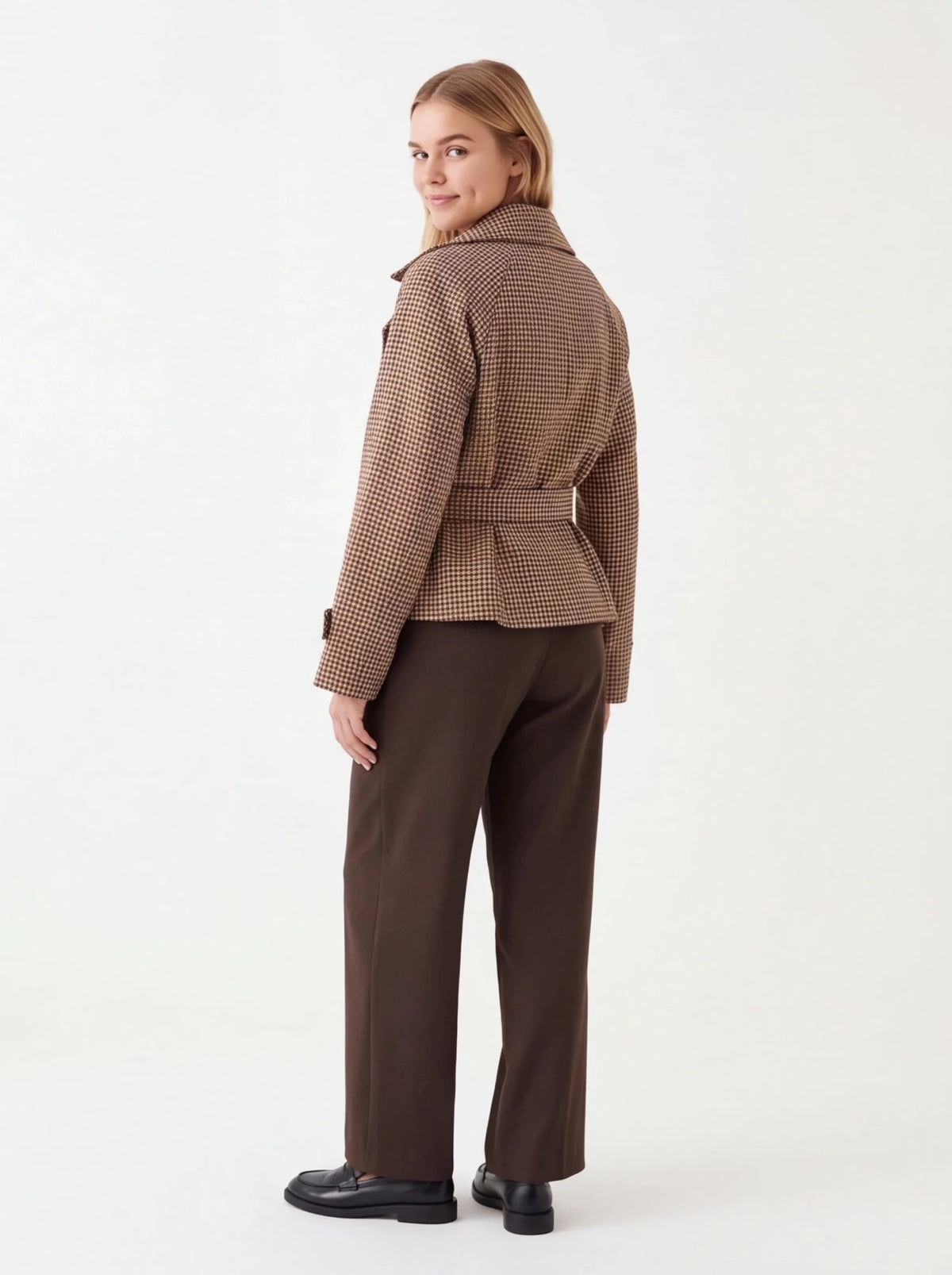 Chaqueta trench marrón - La Flamencona Accesorios