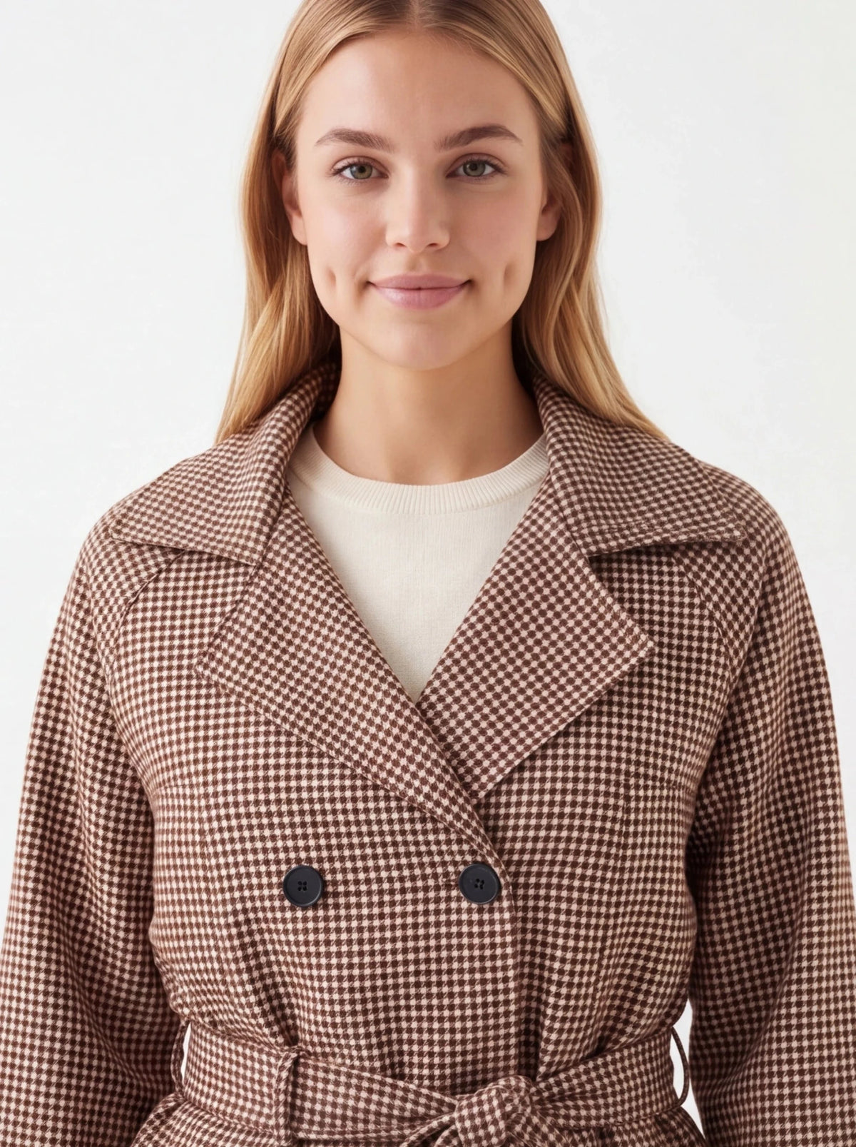 Chaqueta trench marrón - La Flamencona Accesorios