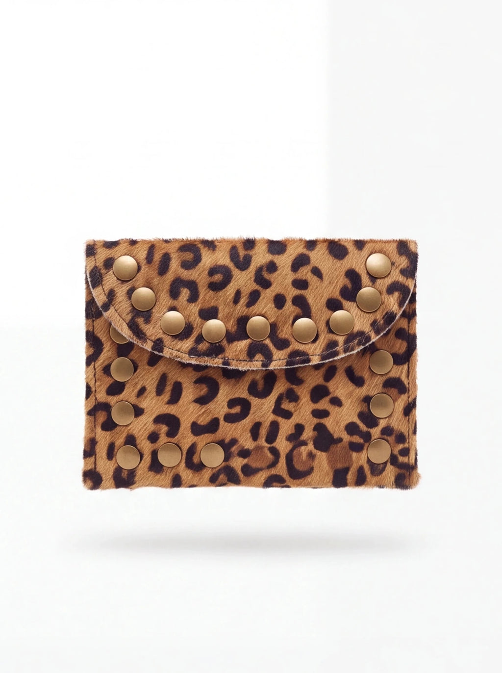 Clutch de Pelo con Estampado Leopardo - La Flamencona Accesorios