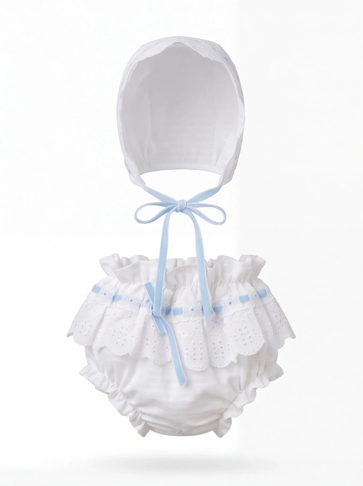 Conjunto cubre y capota azul - La Flamencona Accesorios