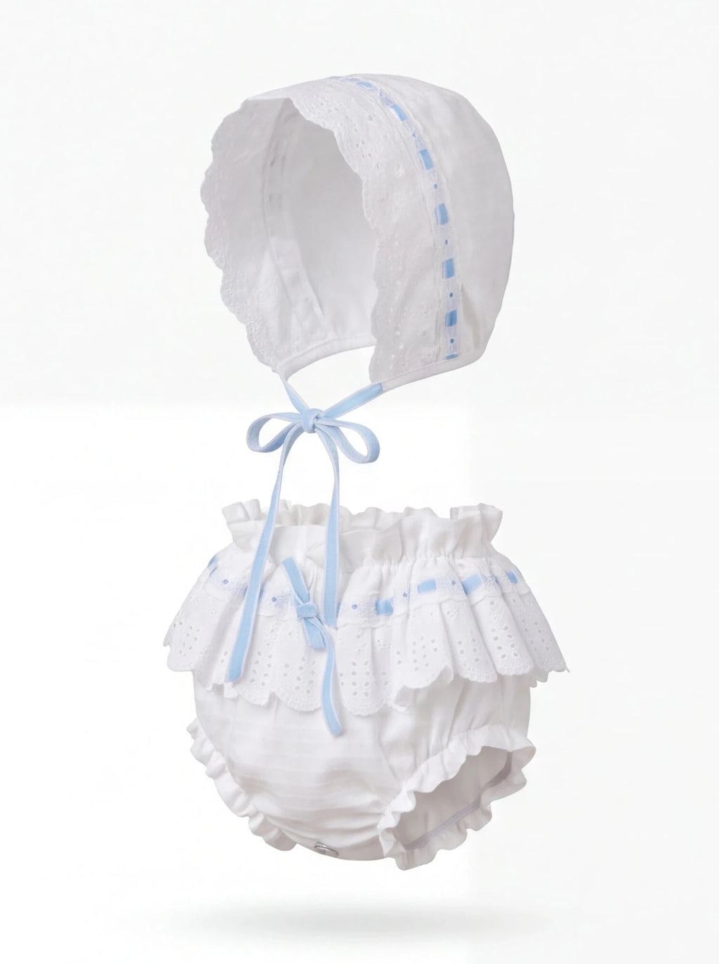 Conjunto cubre y capota azul - La Flamencona Accesorios