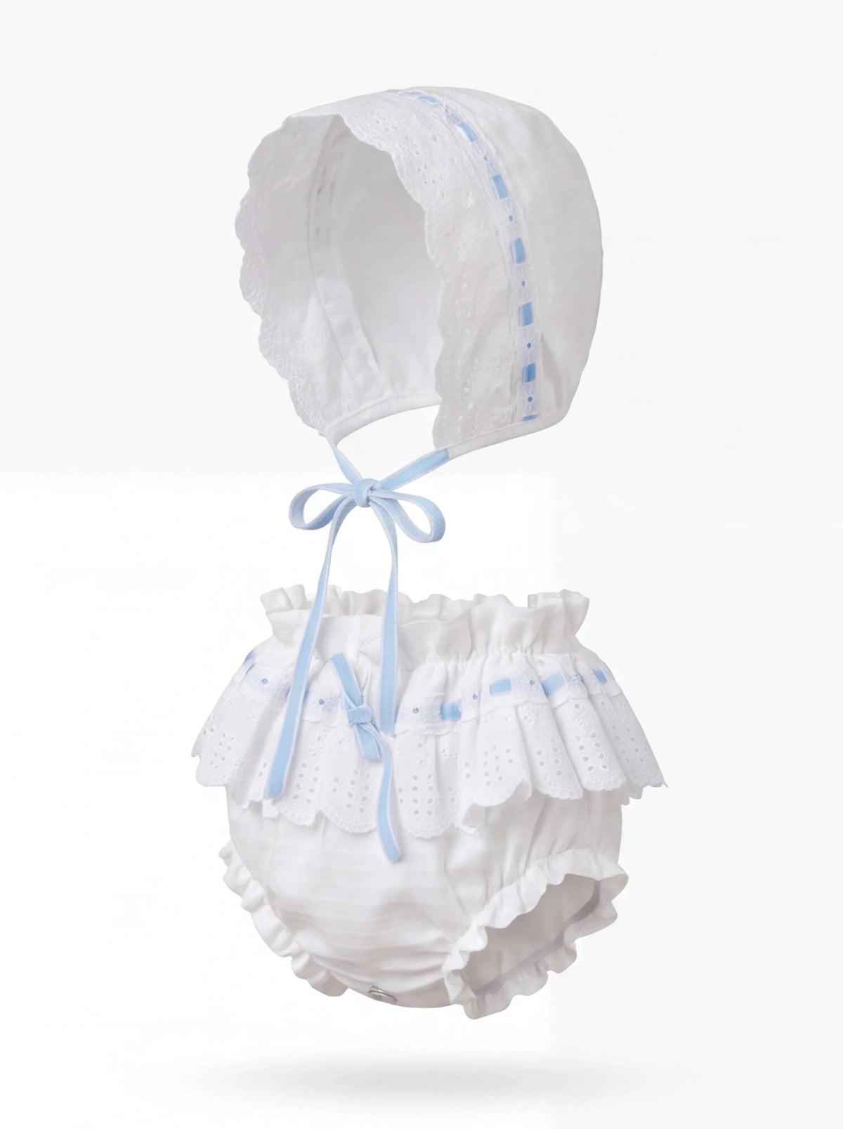 Conjunto cubre y capota azul - La Flamencona Accesorios