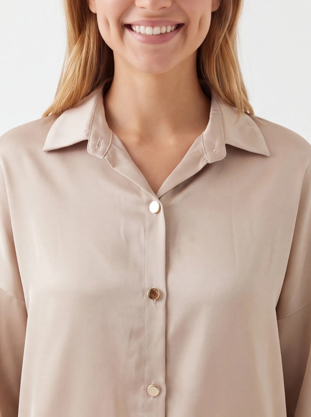 Conjunto Satinado Beige - Elegancia y Estilo en Tu Armario - La Flamencona Accesorios