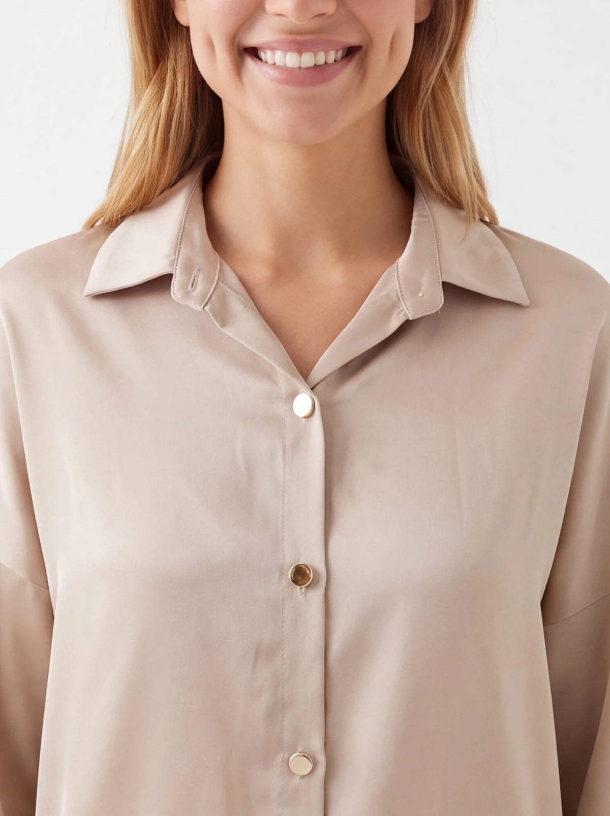 Conjunto Satinado Beige - Elegancia y Estilo en Tu Armario - La Flamencona Accesorios
