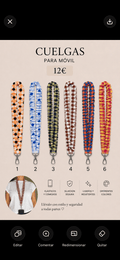 Cuelga vichy fruncido - La Flamencona Accesorios
