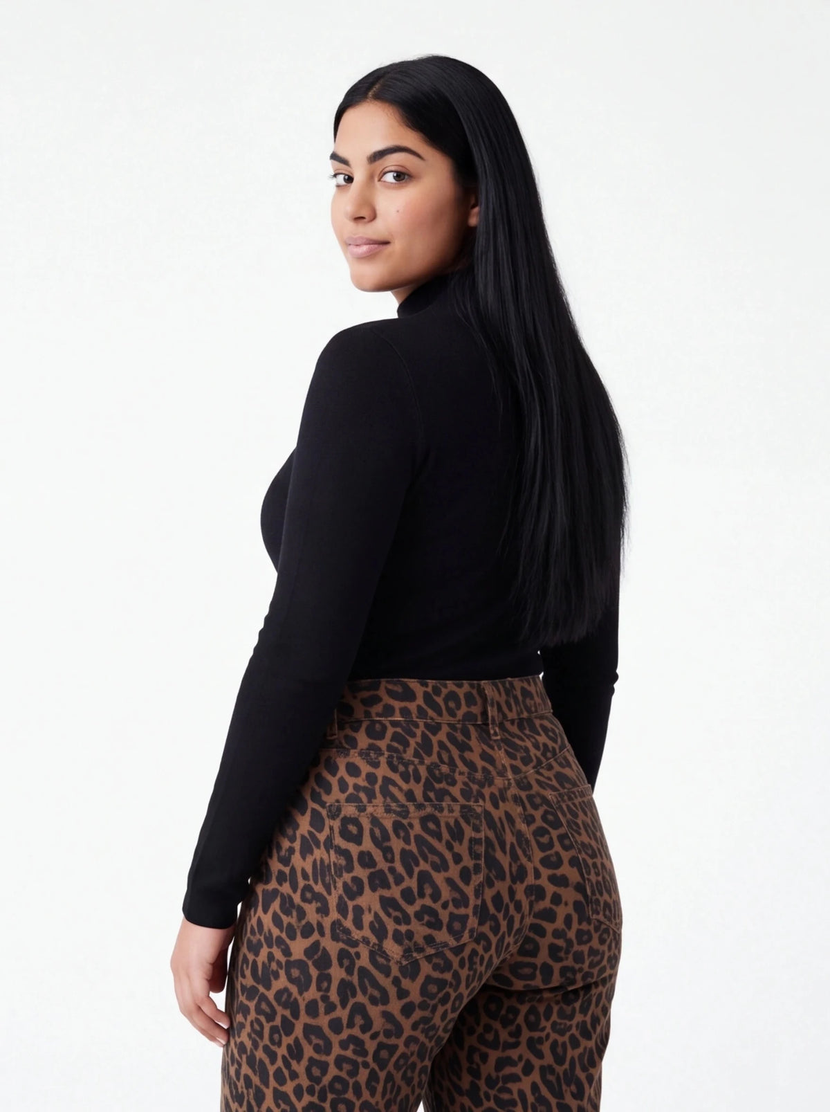 Jeans animal print leopardo - La Flamencona Accesorios