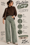 Jeans Cargo: Comodidad y Estilo para Tu Look Diario - La Flamencona Accesorios