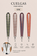 LLAVERO VICHY - La Flamencona Accesorios