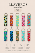 LLAVEROS ANIMAL PRINT - La Flamencona Accesorios