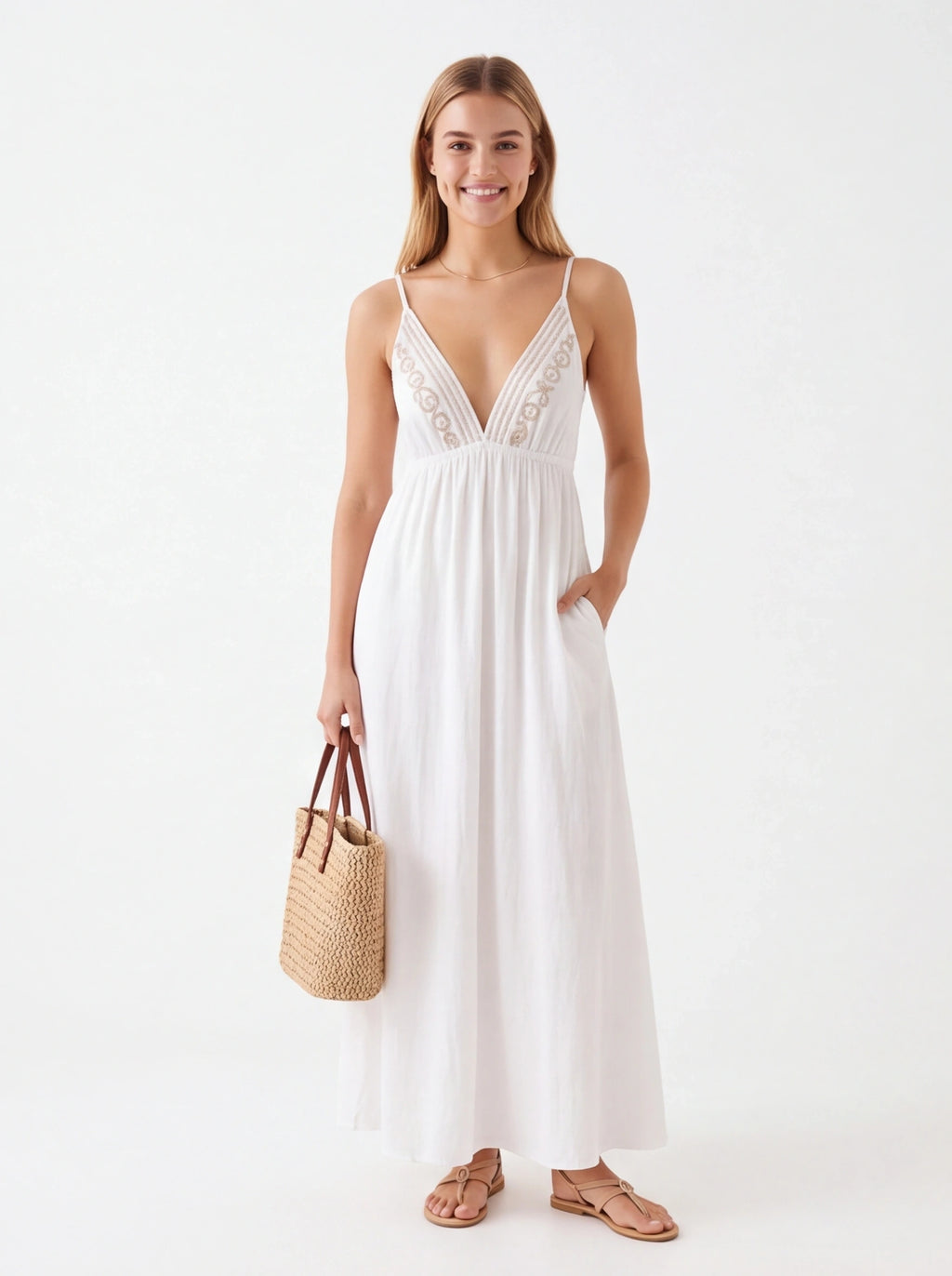 Vestido Cádiz talla única con tirantes ajustables