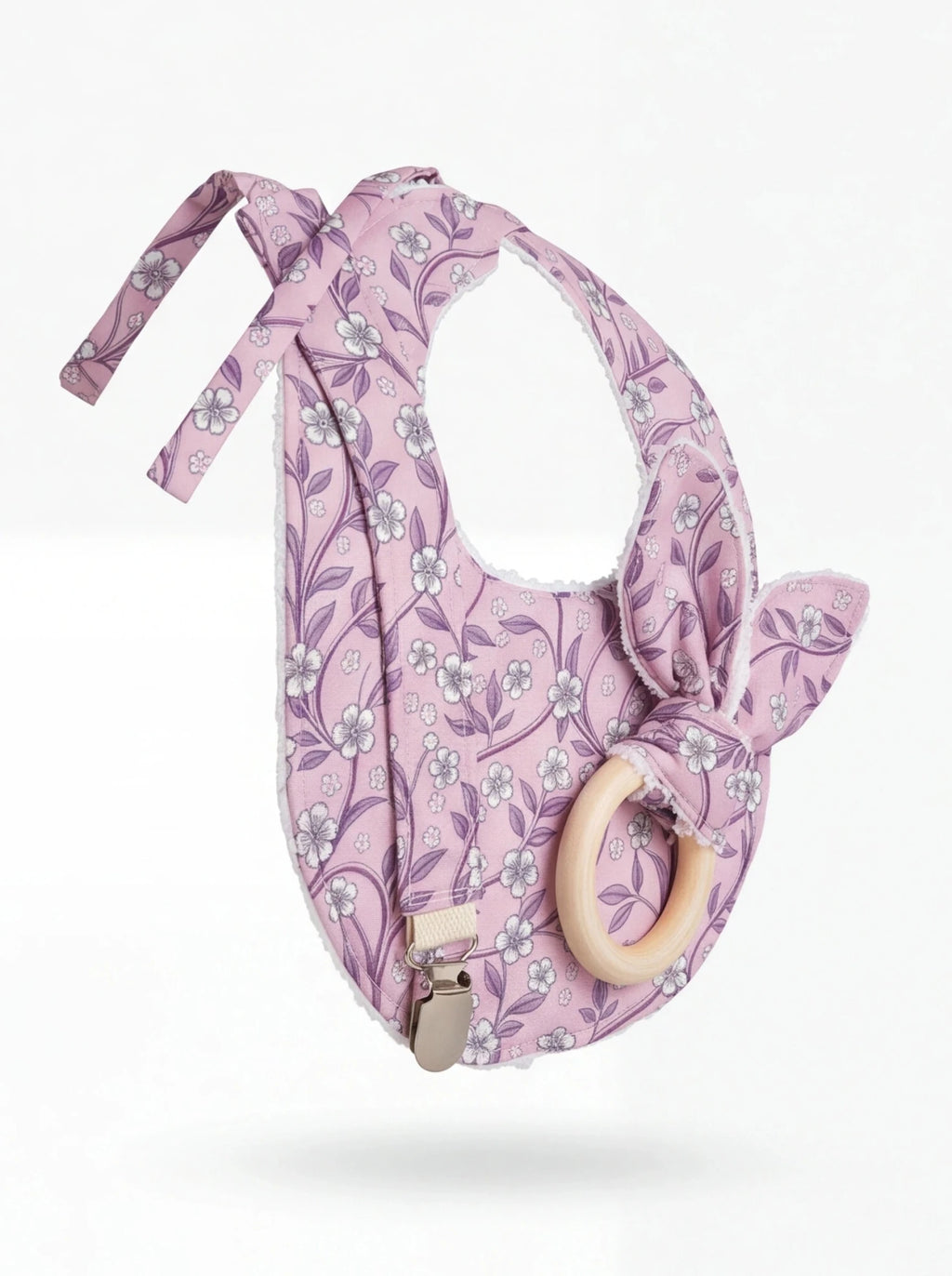 Pack babero chupetero jueguete - La Flamencona Accesorios