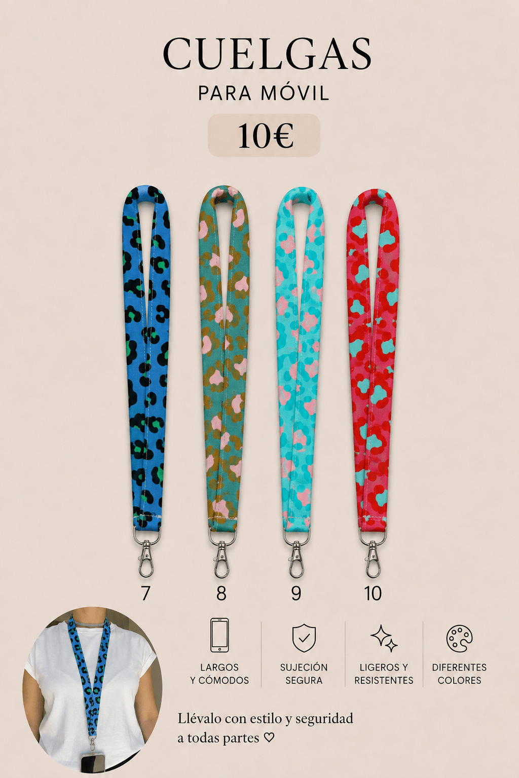 PACK CUELGA + LLAVERO - La Flamencona Accesorios