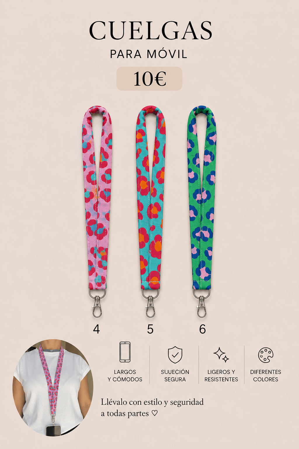 PACK CUELGA + LLAVERO - La Flamencona Accesorios