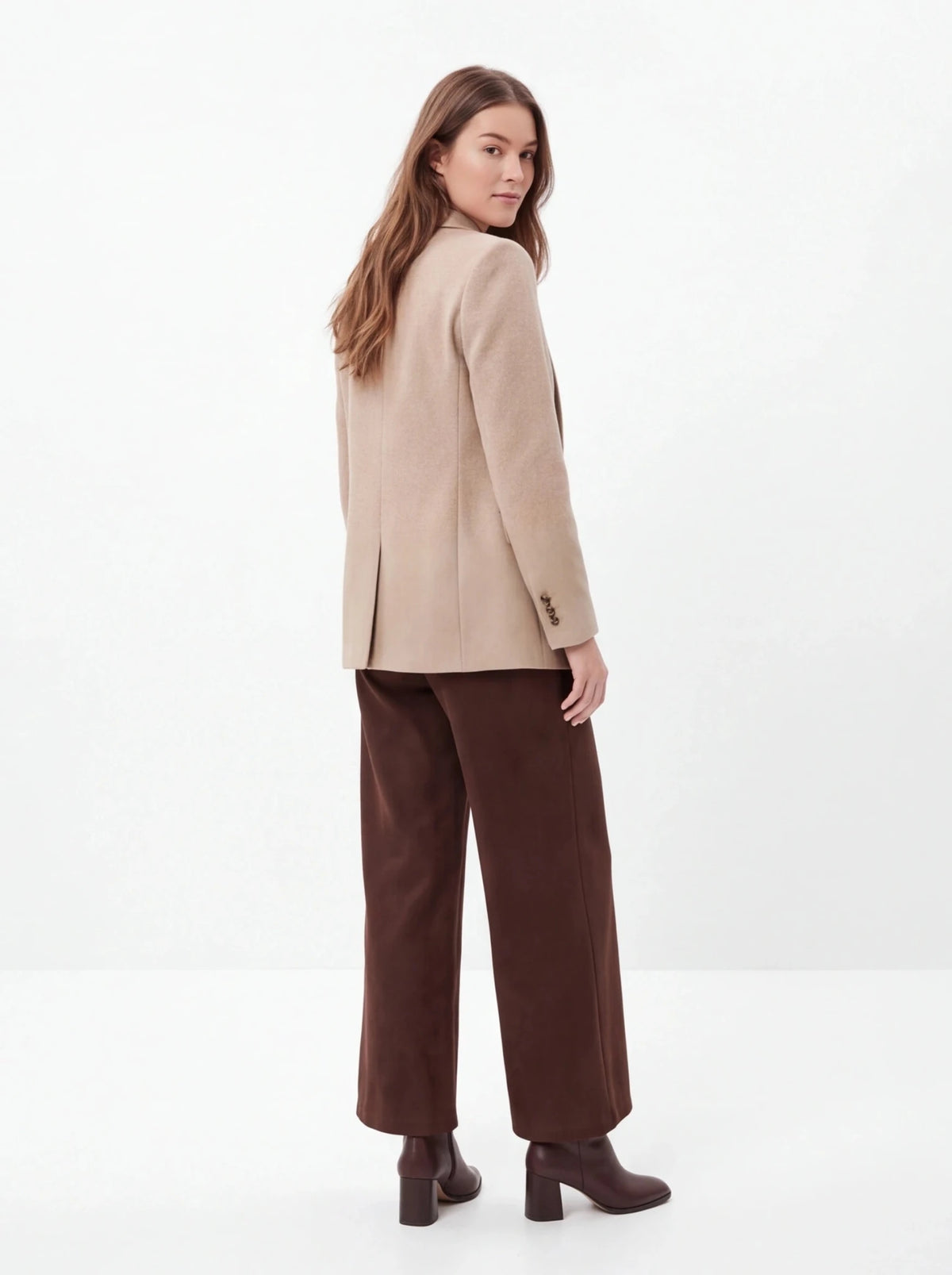 Pantalón antelina chocolate - La Flamencona Accesorios