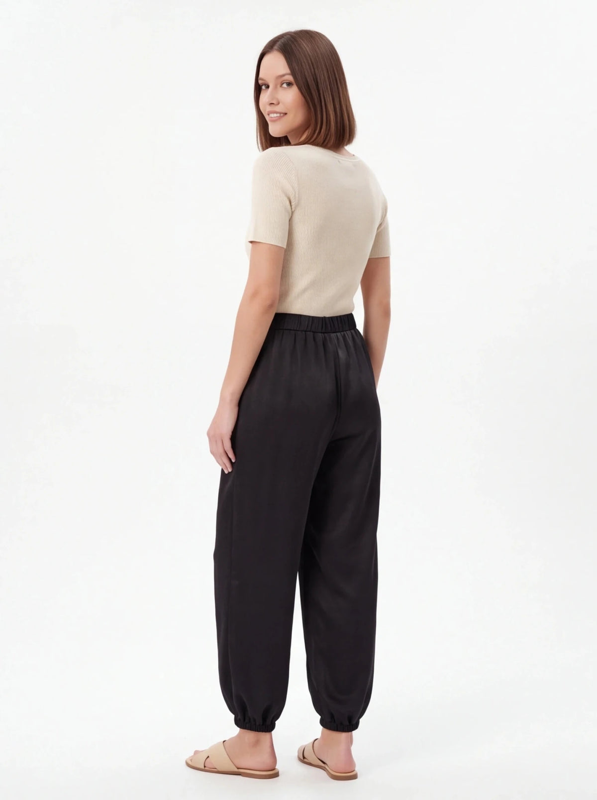 Pantalón bombacho satinado - La Flamencona Accesorios