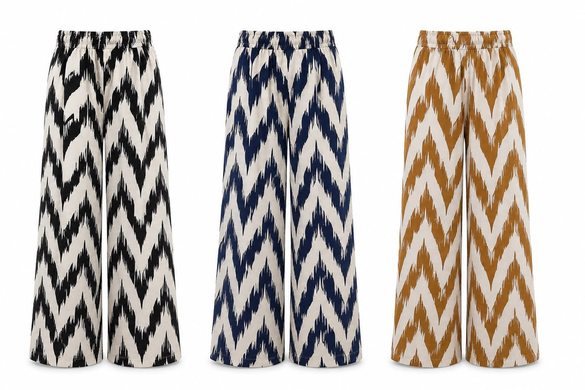 Pantalón largo estampado mujer - La Flamencona Accesorios