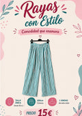 Pantalón rayas - La Flamencona Accesorios