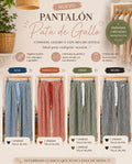 Pantalón satinado pata de gallo - La Flamencona Accesorios